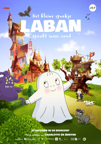 Affiche Lilla spöket Laban spökar igen
