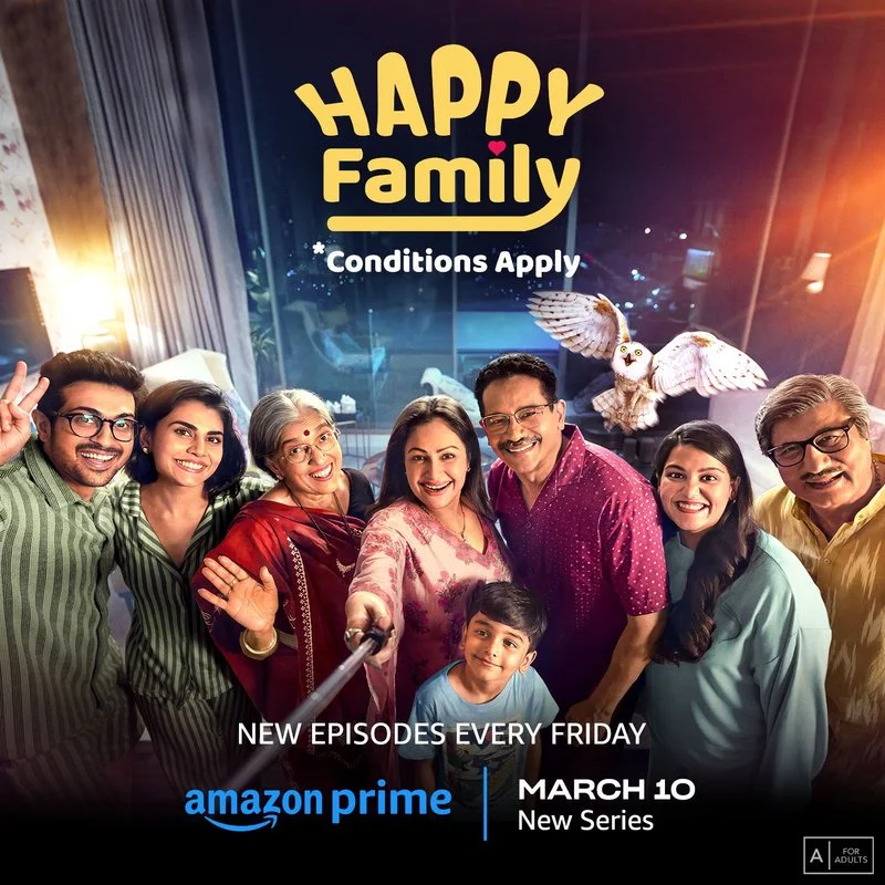 Poster van Happy Family, Conditions Apply