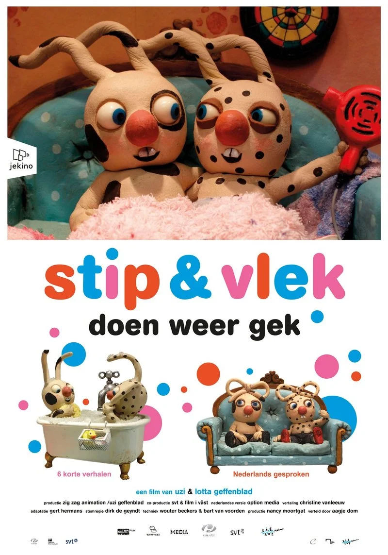 Affiche de Stip & Vlek doen weer gek