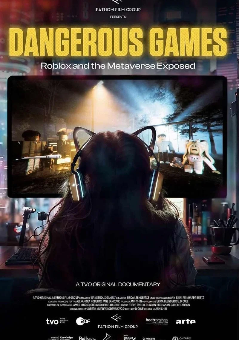 Affiche de Dangerous Games: Roblox and the Metaverse Exposed