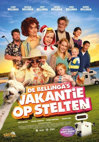 Affiche De Bellinga's: Vakantie op stelten