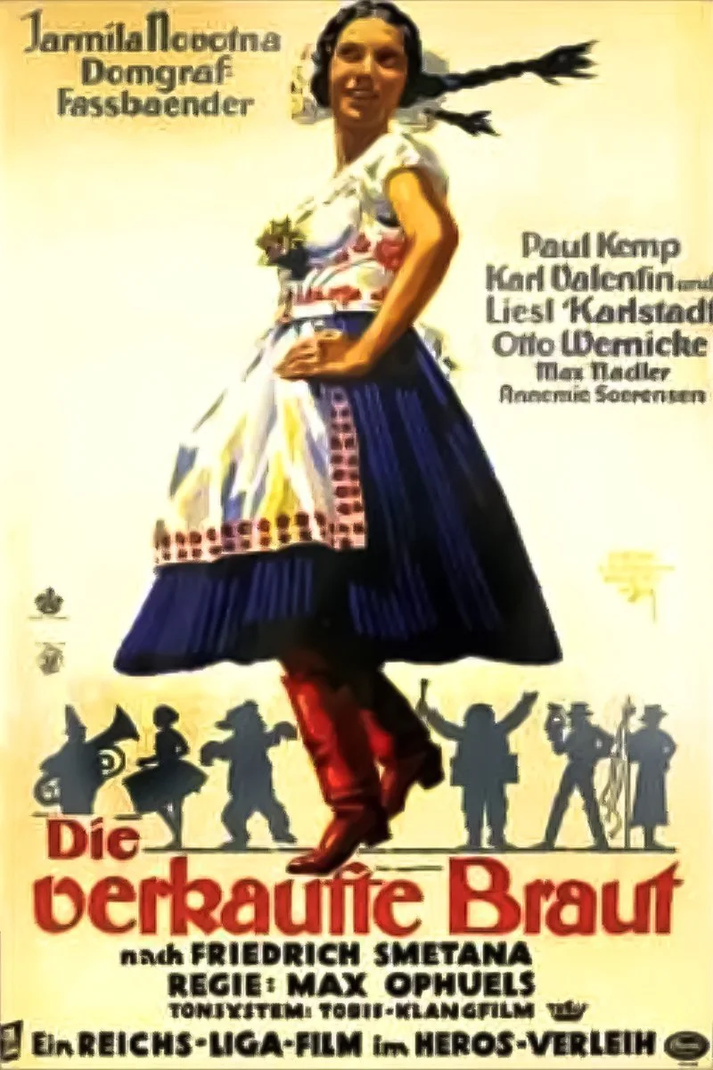 Poster van Die verkaufte Braut