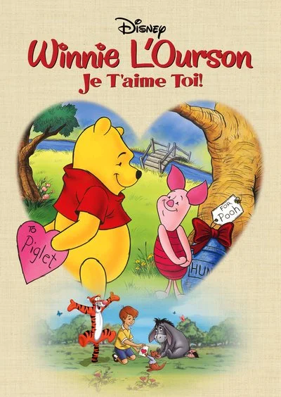 Affiche Winnie l'ourson : Je t'aime toi !