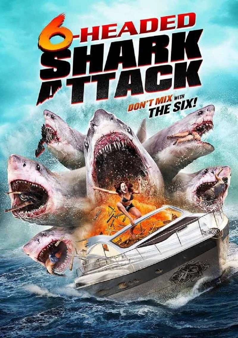 Poster van 6-Headed Shark Attack