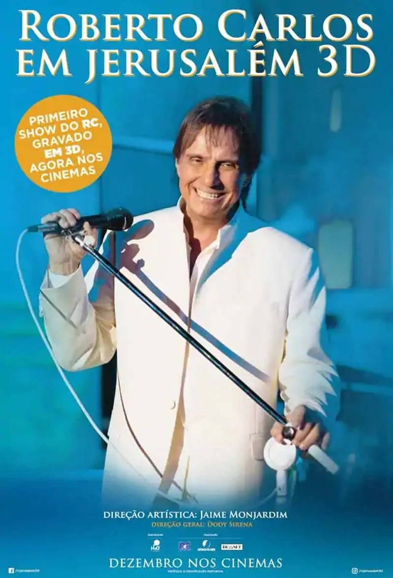 Poster van Roberto Carlos em Jerusalém