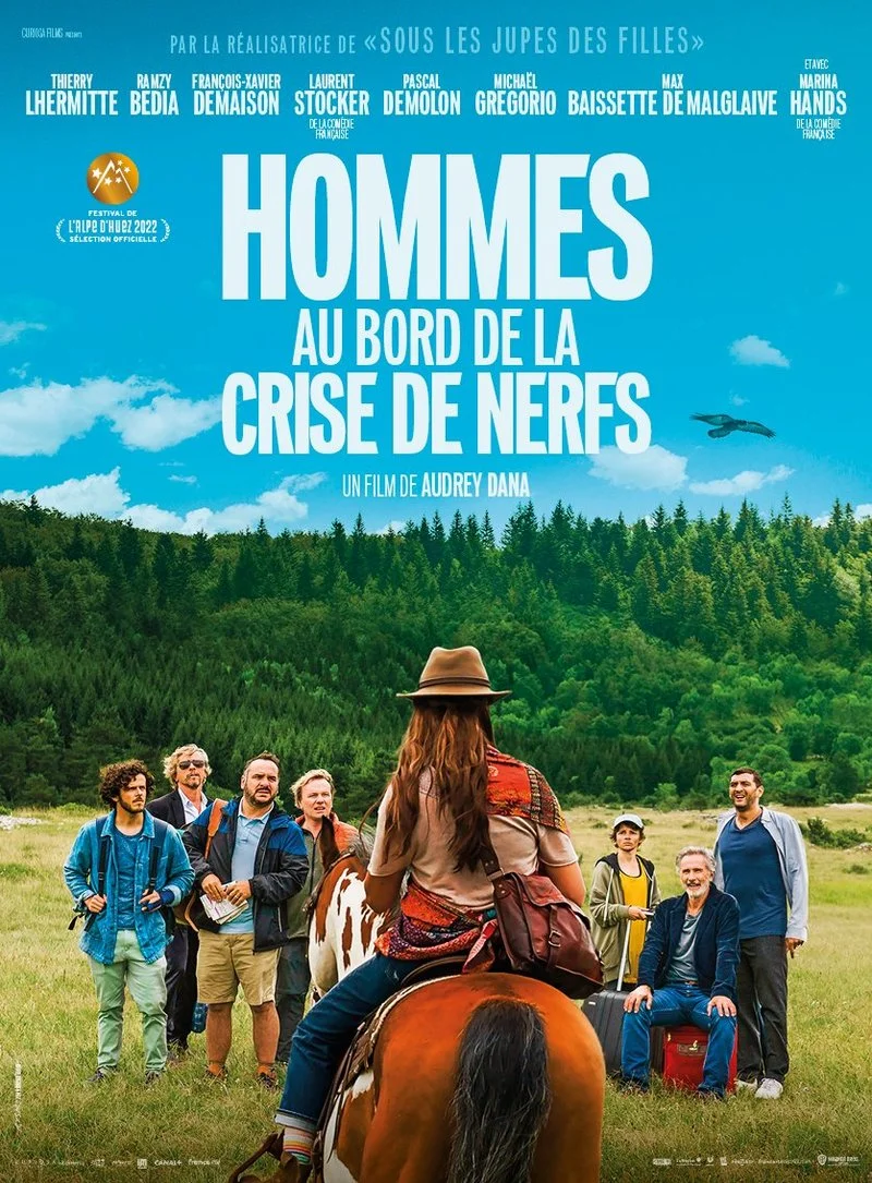 Poster van Hommes au Bord de la Crise de Nerfs