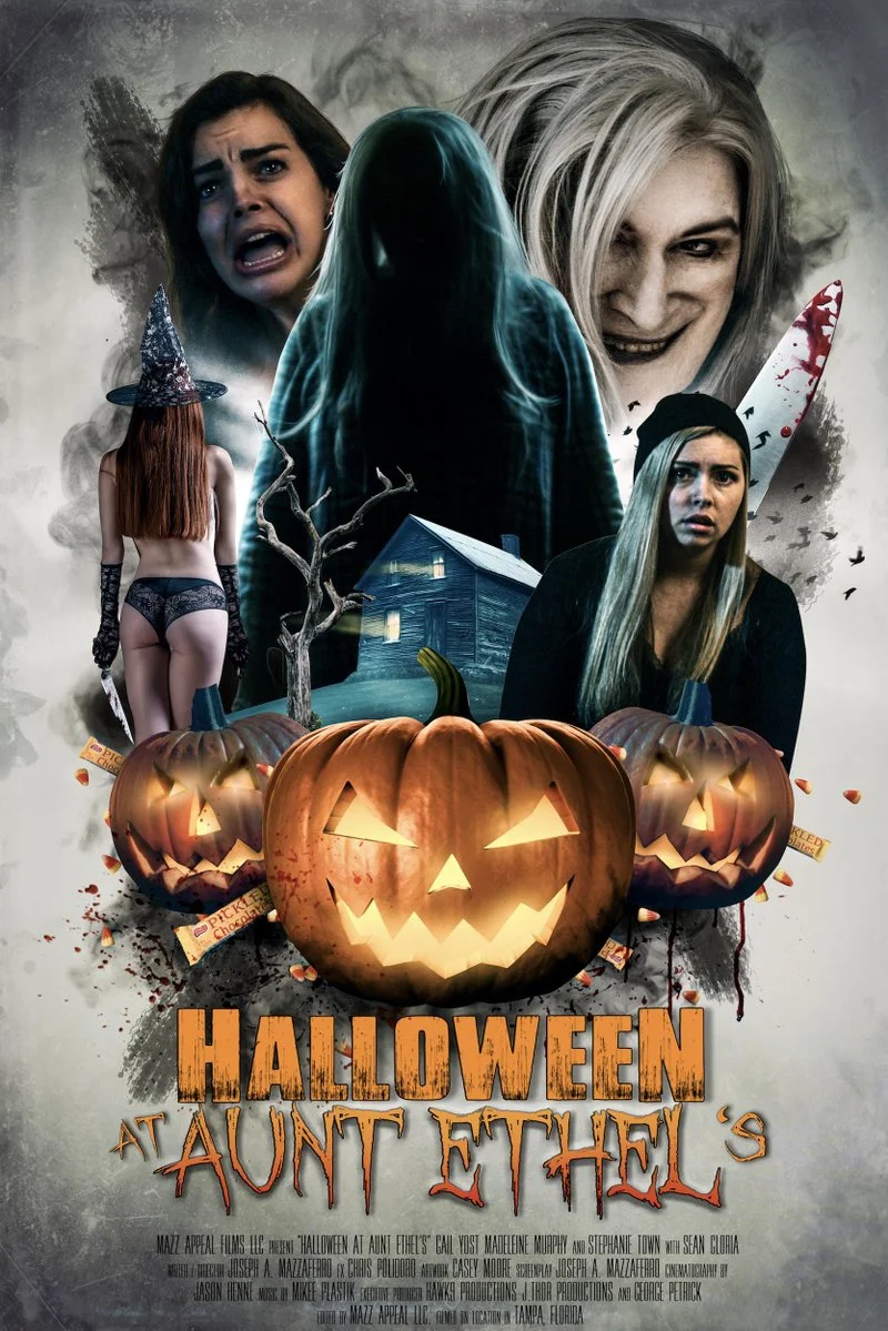 Poster van Halloween at Aunt Ethel's