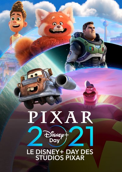 Affiche Le Disney+ Day 2021 des studios Pixar
