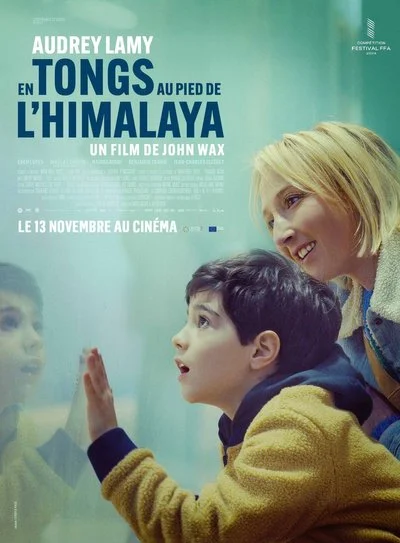 Poster En tongs au pied de l'Himalaya