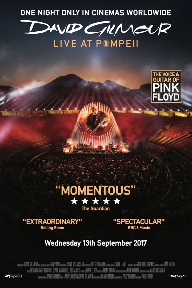 Poster van David Gilmour: Live In Pompeii