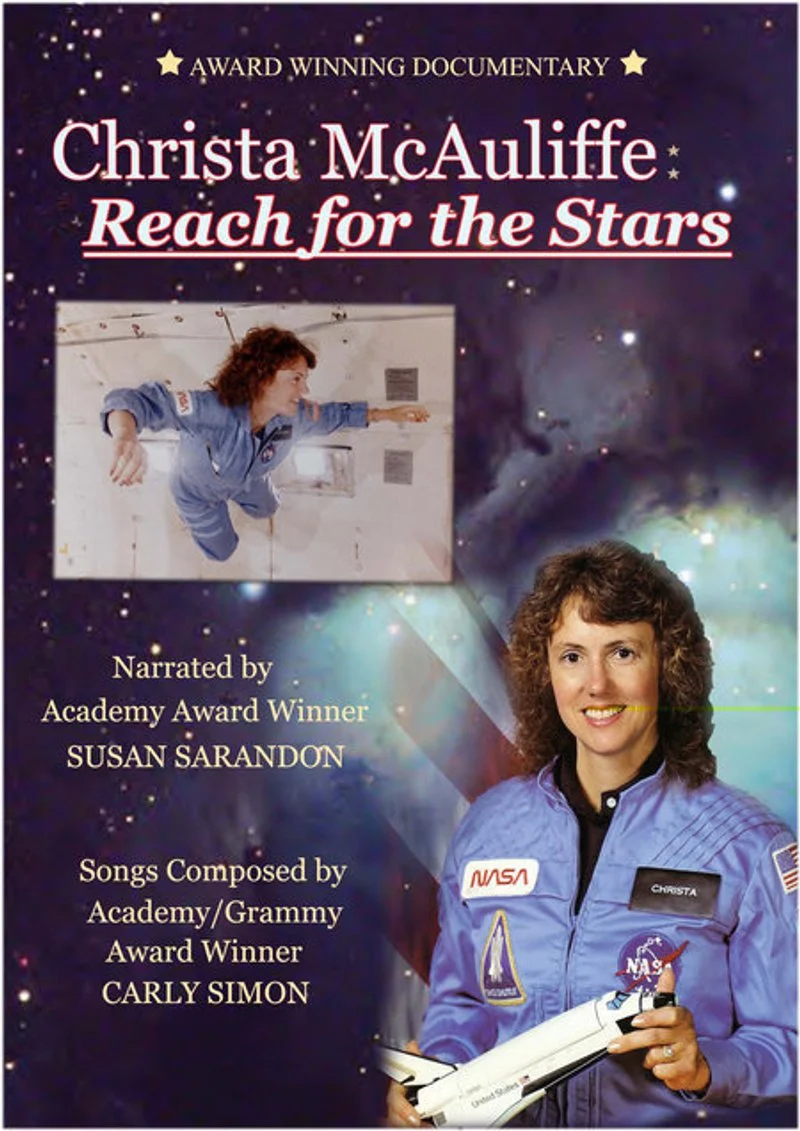 Poster van Christa McAuliffe: Reach for the Stars