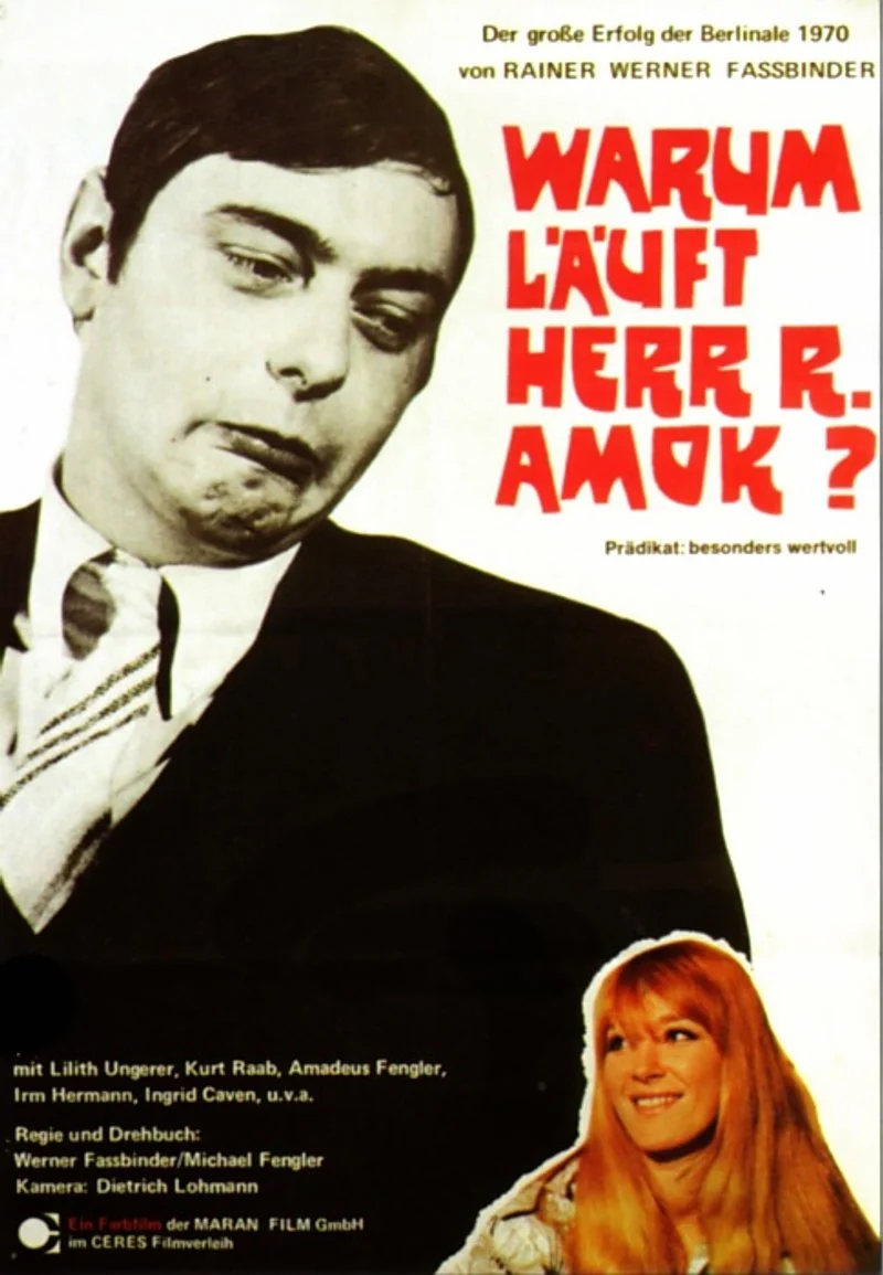 Poster van Why Does Herr R. Run Amok?