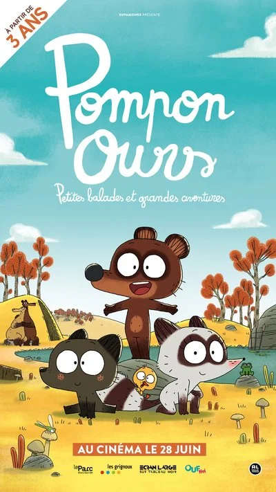 Affiche Pompon Ours, Petites Balades Et Grandes Aventures