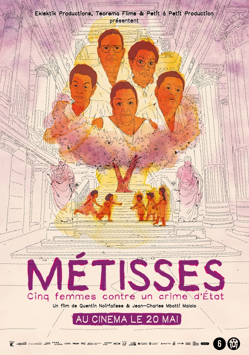 Poster van Métisses - Cinq Femmes contre un crime d'État