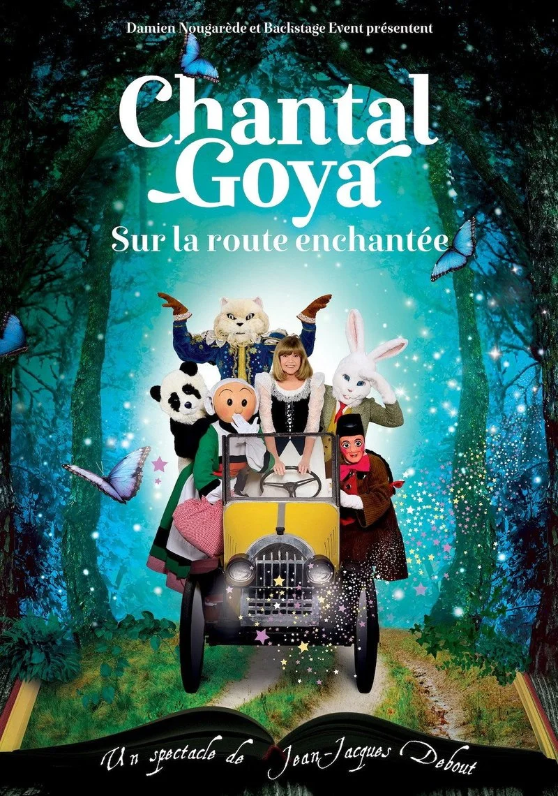 Poster van Chantal Goya,  Sur la route enchantée