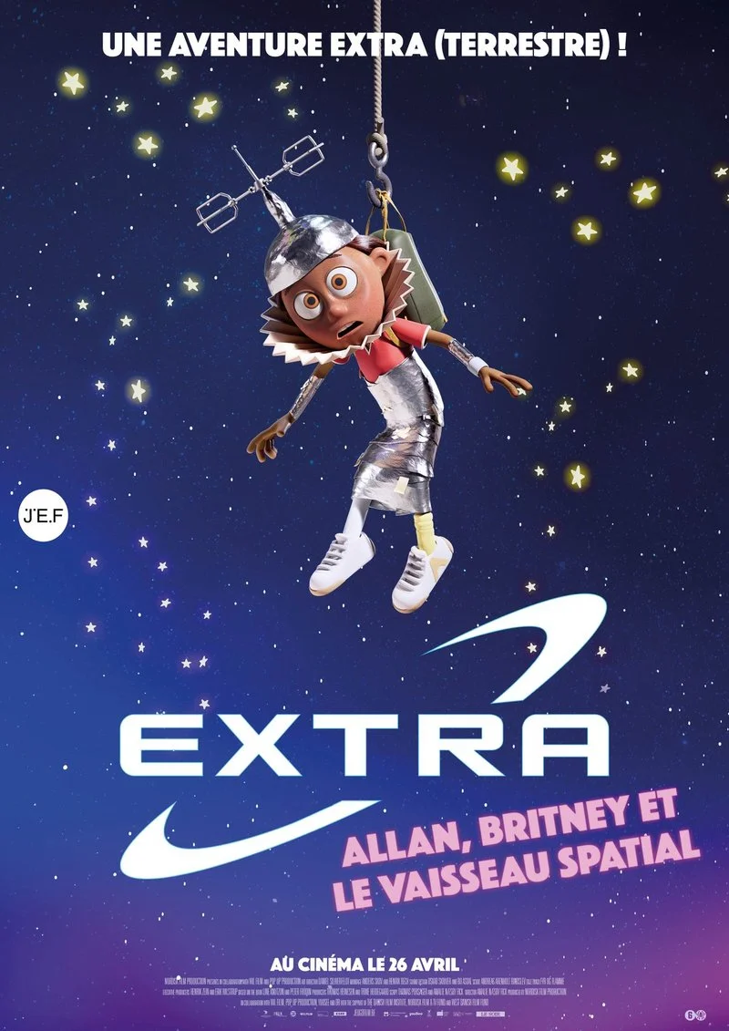 Affiche de Extra : Allan, Britney et le vaisseau spatial