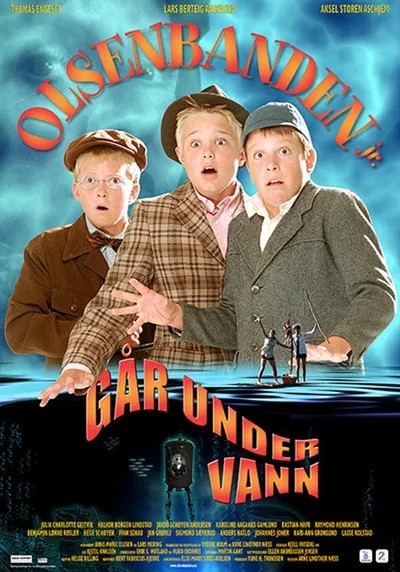 Poster Olsenbanden Jr. Går under vann