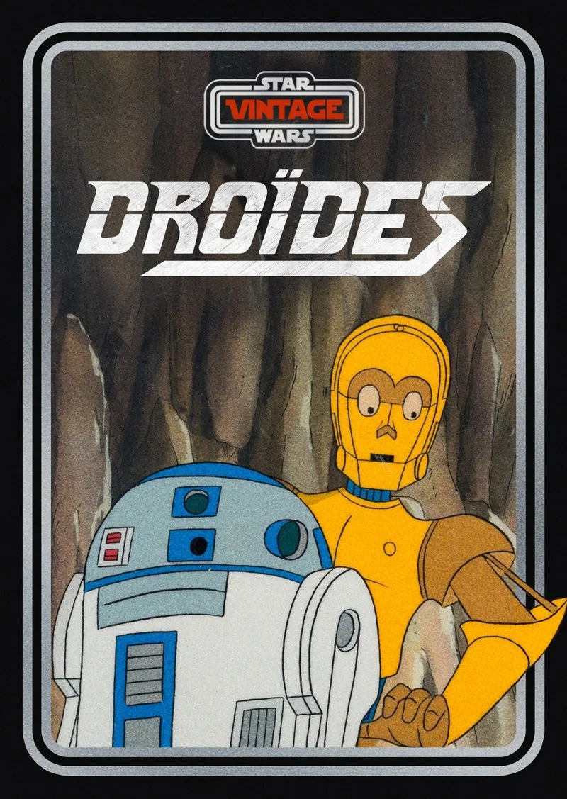 Affiche de Star Wars Vintage : Droids