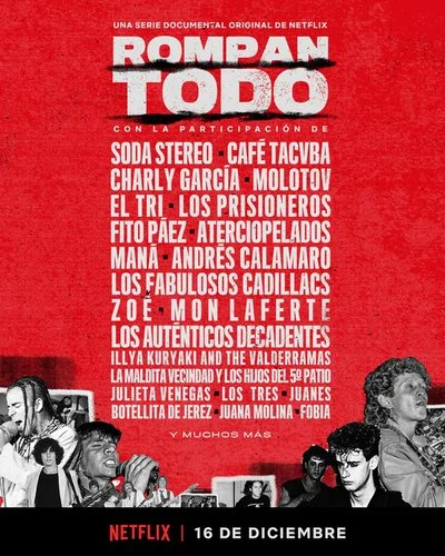 Affiche Rompan Todo : L'histoire du rock en Amérique latine