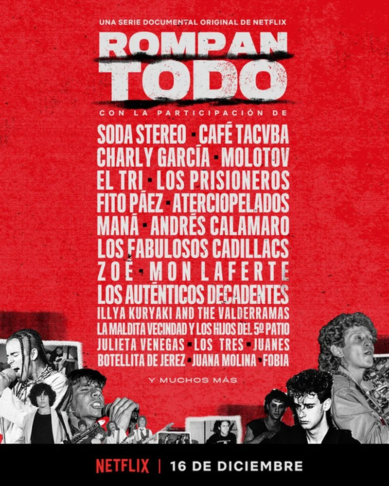 Affiche de Rompan Todo : L'histoire du rock en Amérique latine