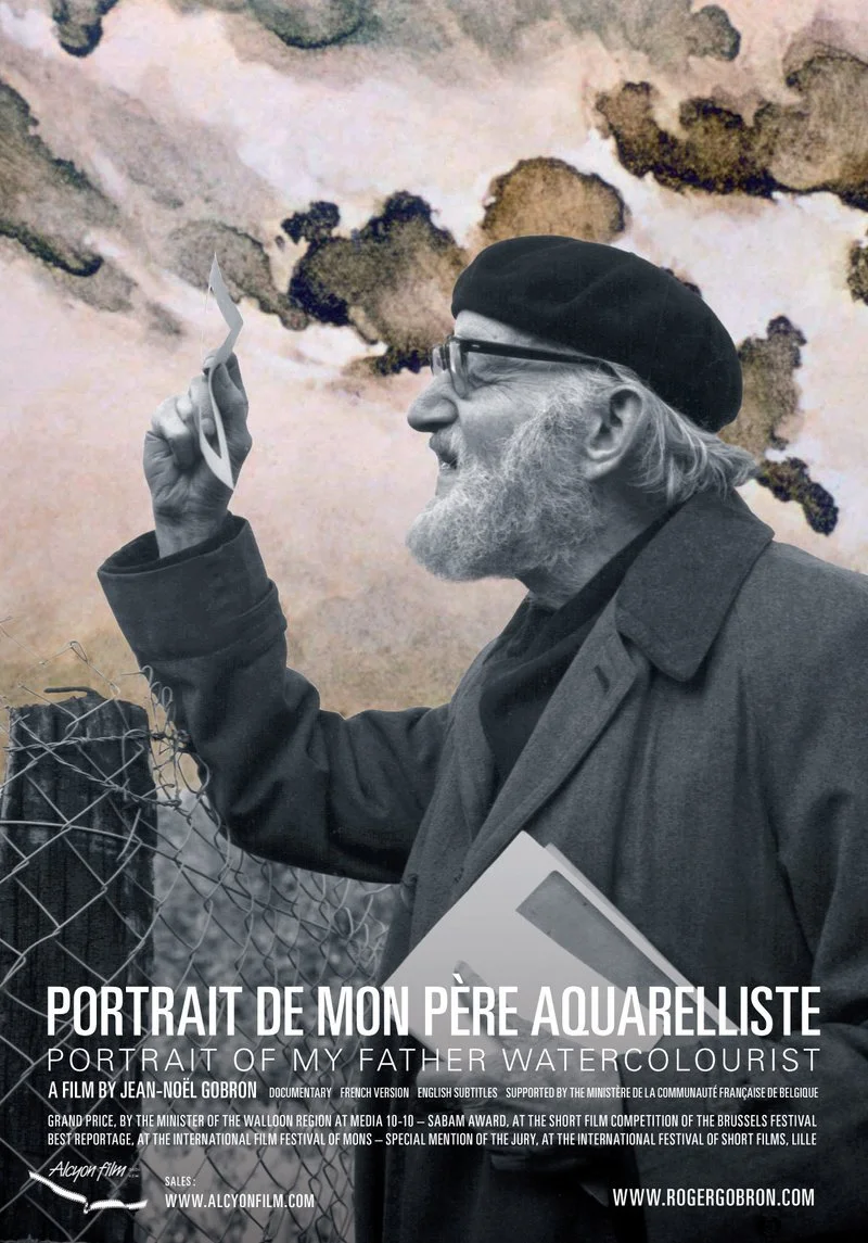 Poster van Portrait de mon père aquarelliste