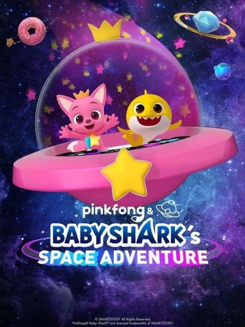 Affiche de Pinkfong et Baby Shark dans l'espace