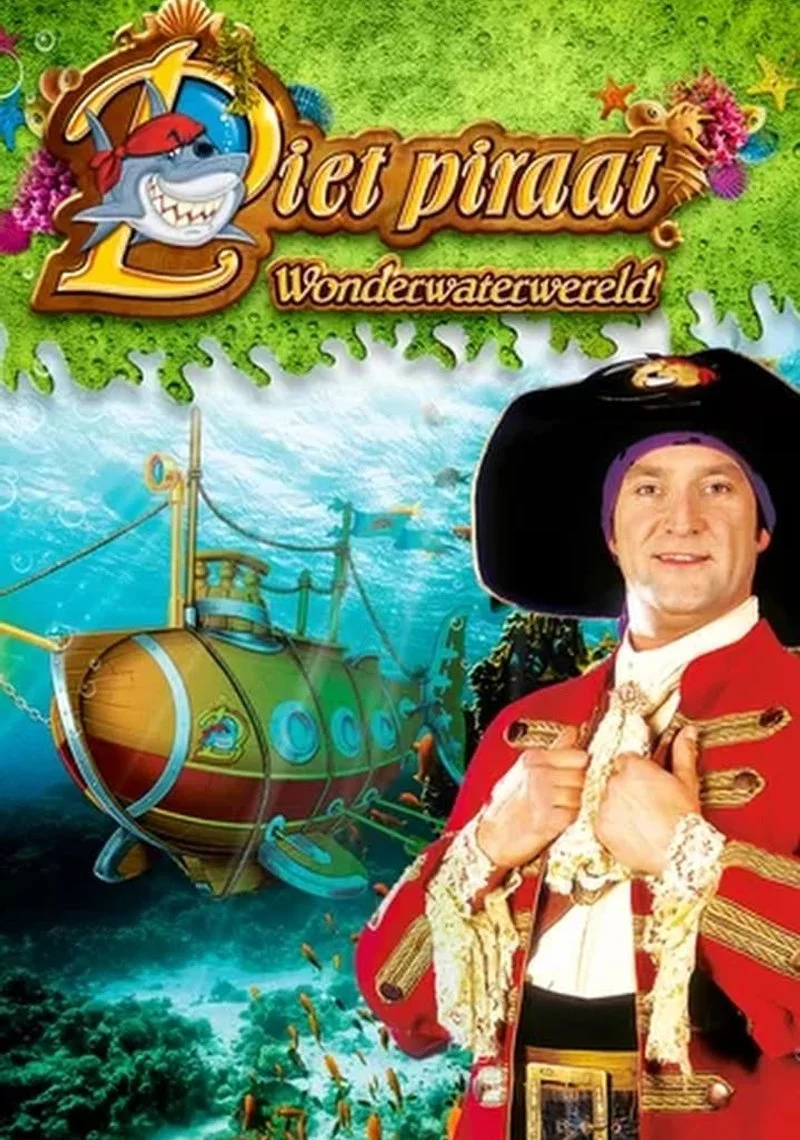 Poster van Piet Piraat wonderwaterwereld