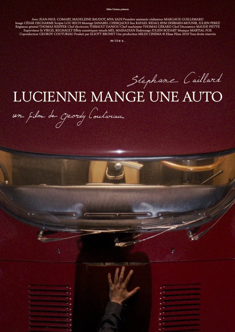 Affiche de Lucienne mange une auto