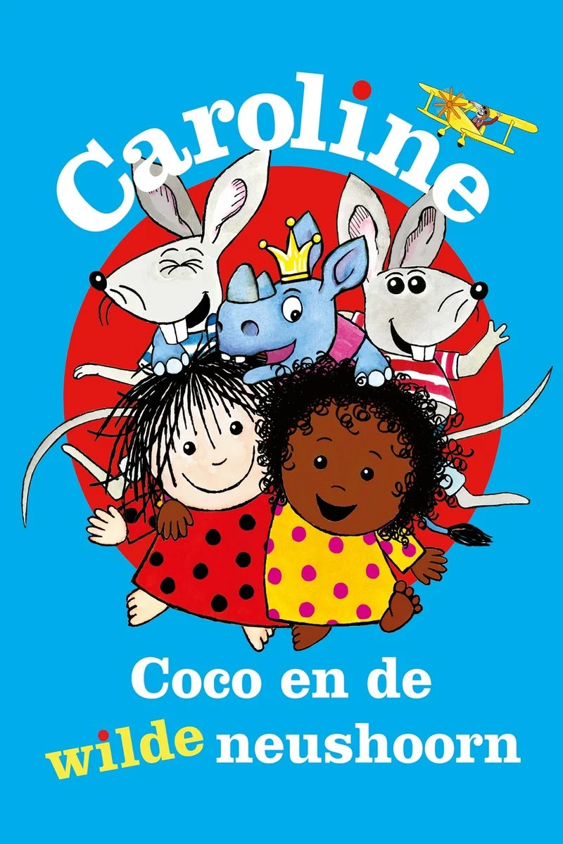 Poster van Caroline, Coco en de wilde neushoorn