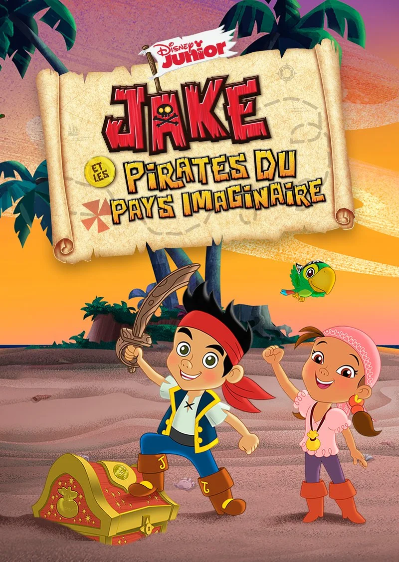 Affiche de Jake et les Pirates du Pays Imaginaire