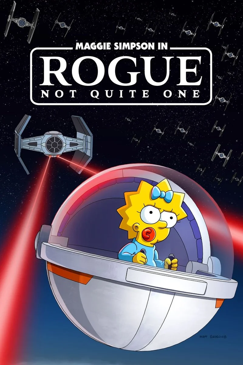 Poster van Maggie Simpson in “Rogue Not Quite One”