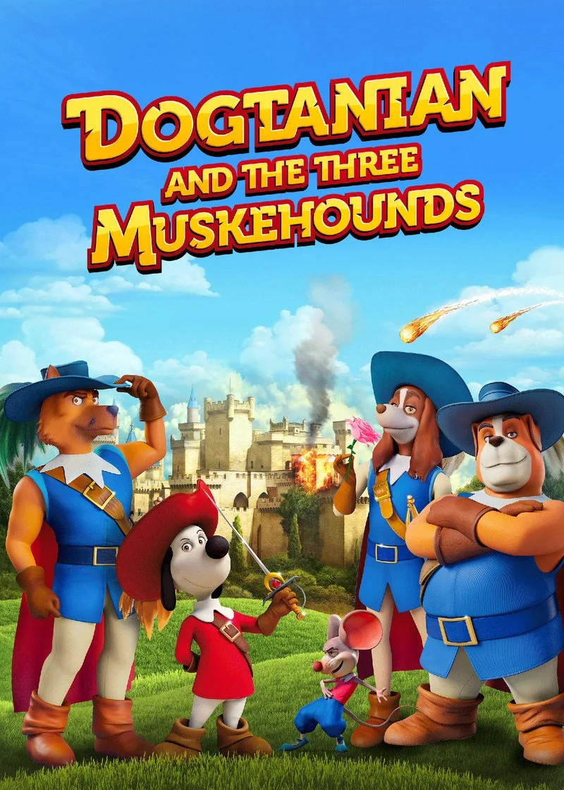 Poster van D'Artacán y los tres Mosqueperros