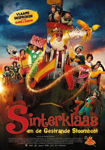 Affiche Sinterklaas en de Gestrande Stoomboot
