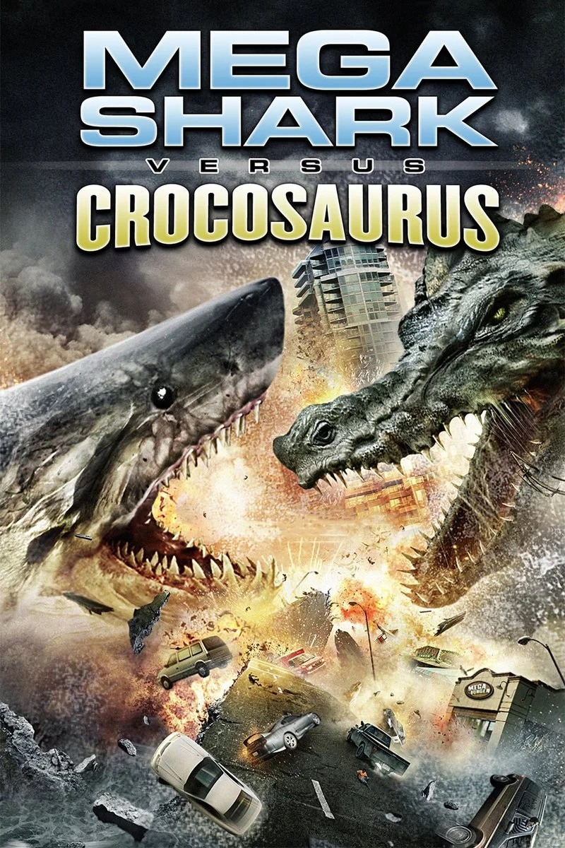 Poster van Mega shark vs Crocosaurus