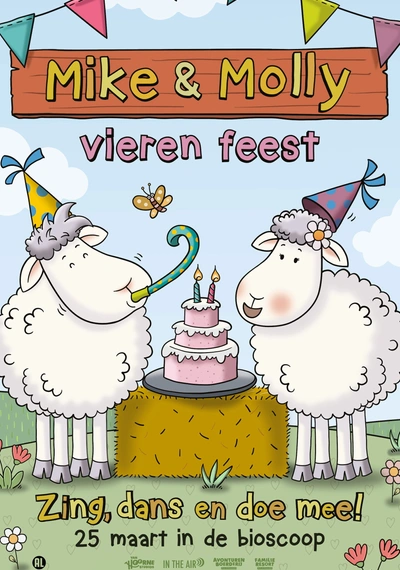 Poster Mike & Molly vieren feest