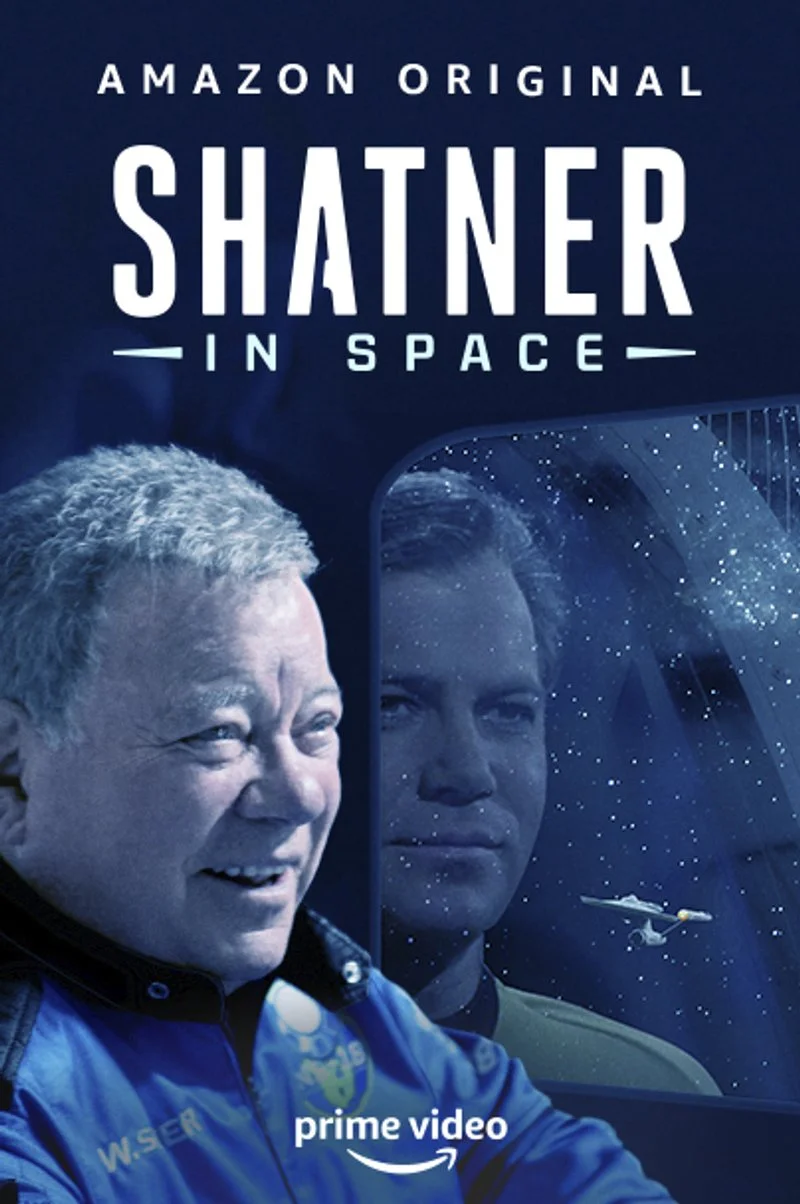 Affiche de Shatner dans l'espace