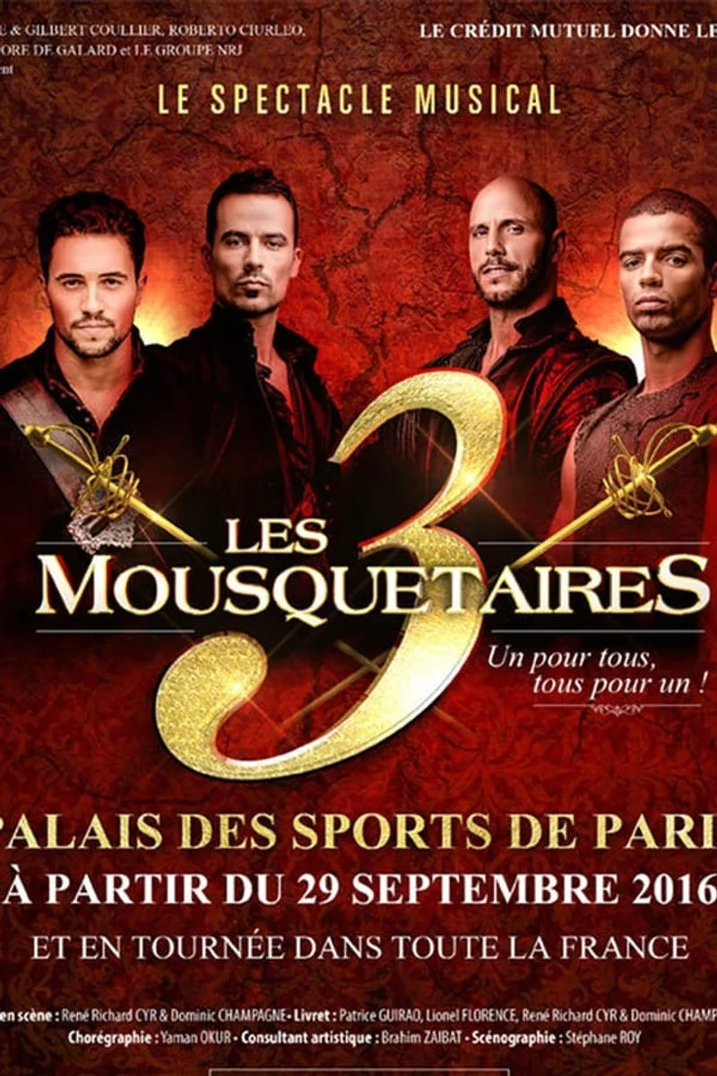 Poster van Le spectacle - Les 3 Mousquetaires