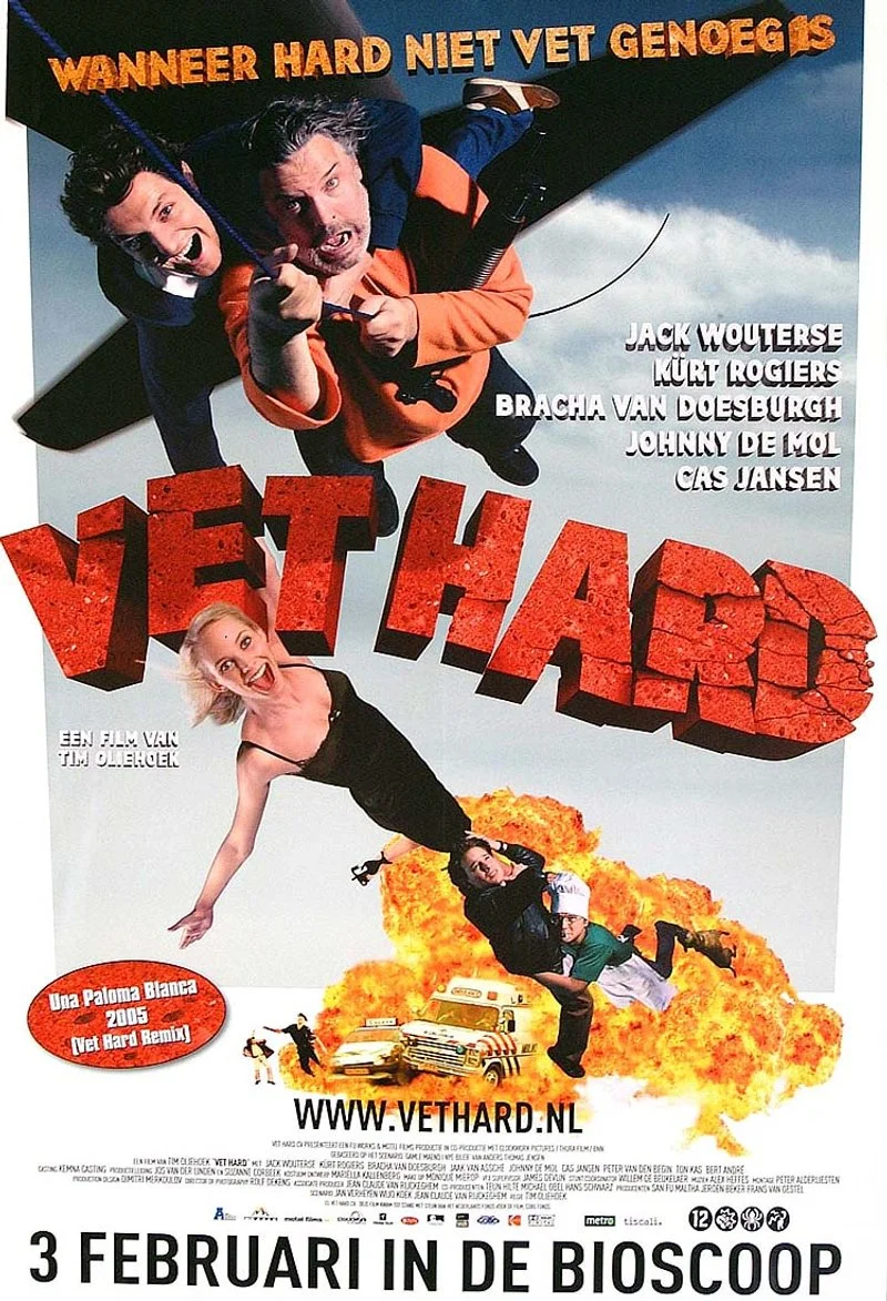Poster van Vet Hard