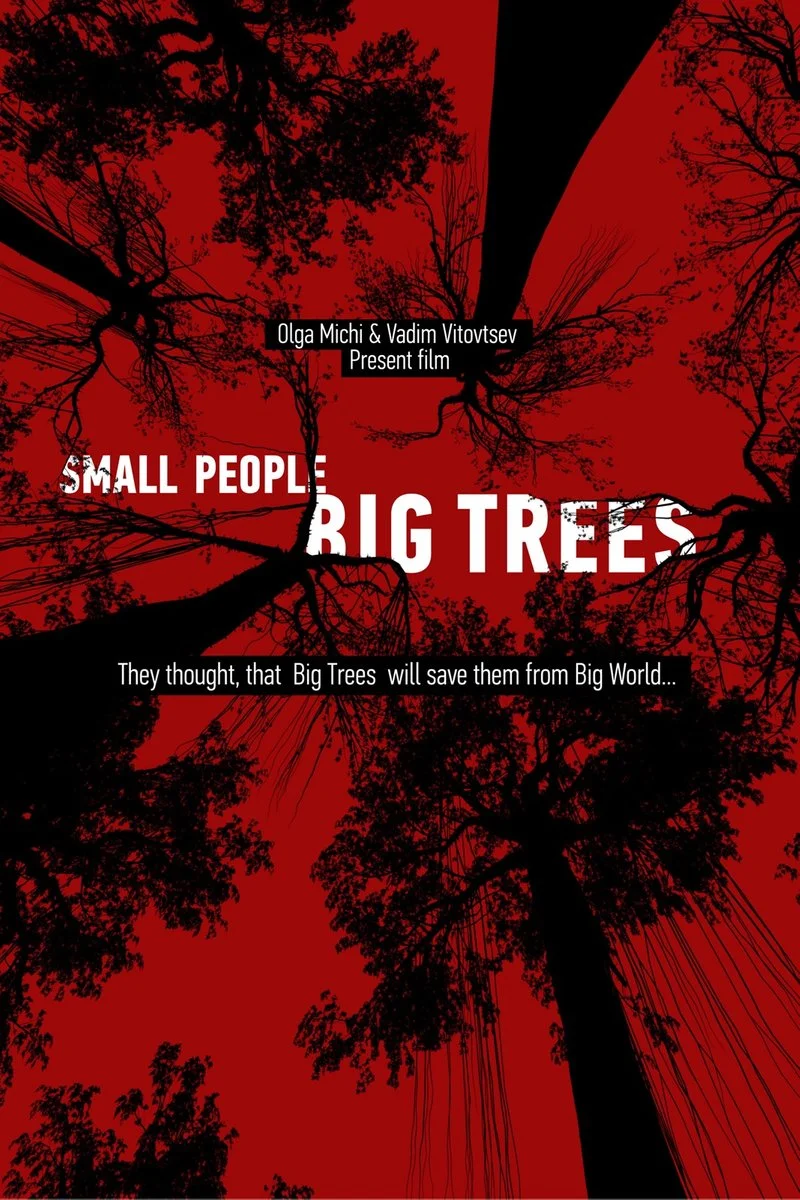 Poster van Small People, Big Trees