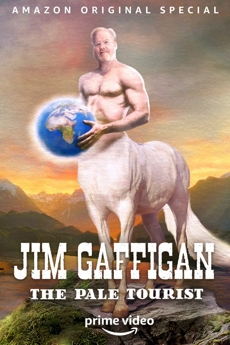 Affiche de Jim Gaffigan  Le touriste Pâle