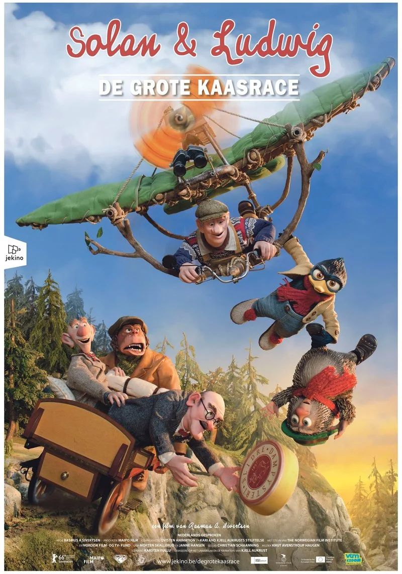 Affiche de Solan & Ludwig: de grote kaasrace