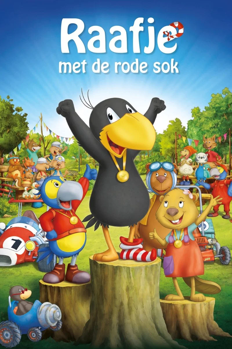 Poster van Der kleine Rabe Socke - Das große Rennen