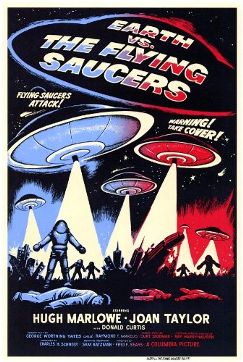Poster van Les Soucoupes Volantes Attaquent