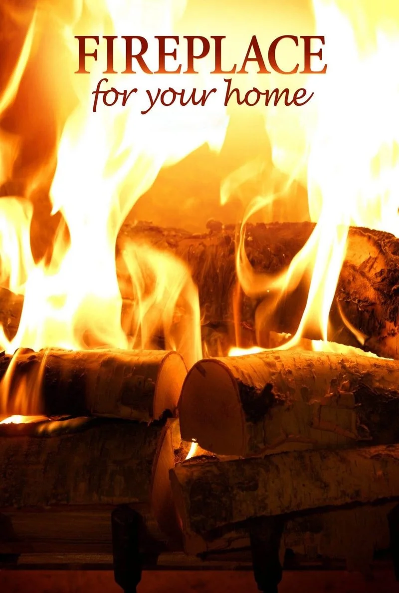 Affiche de Une cheminée à la maison : Version Bois de bouleau