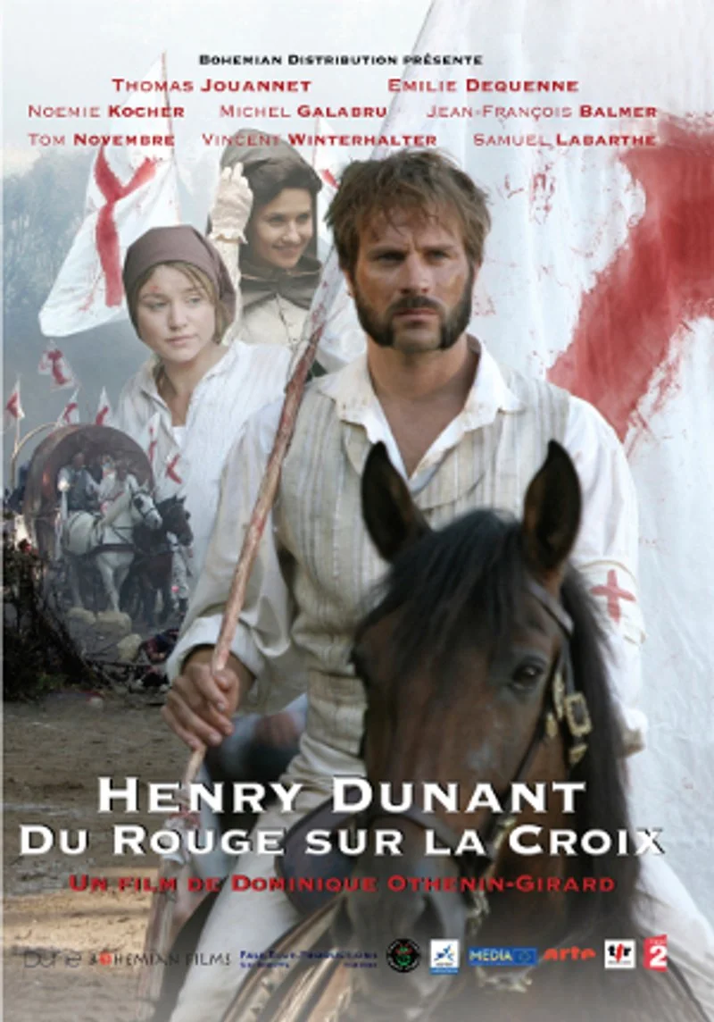 Affiche de Henry Dunant  du Rouge sur la Croix