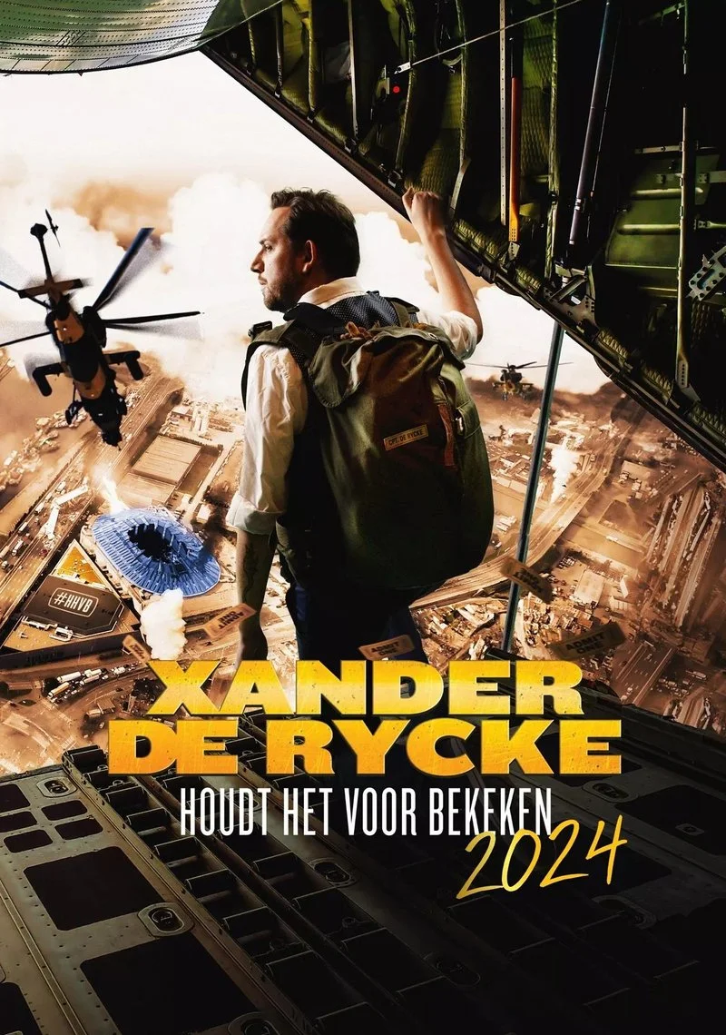 Affiche de Xander De Rycke: Houdt het voor Bekeken 2024