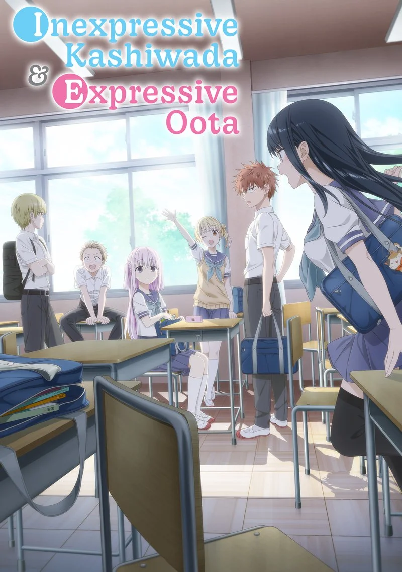 Affiche de Inexpressive Kashiwada and Expressive Oota