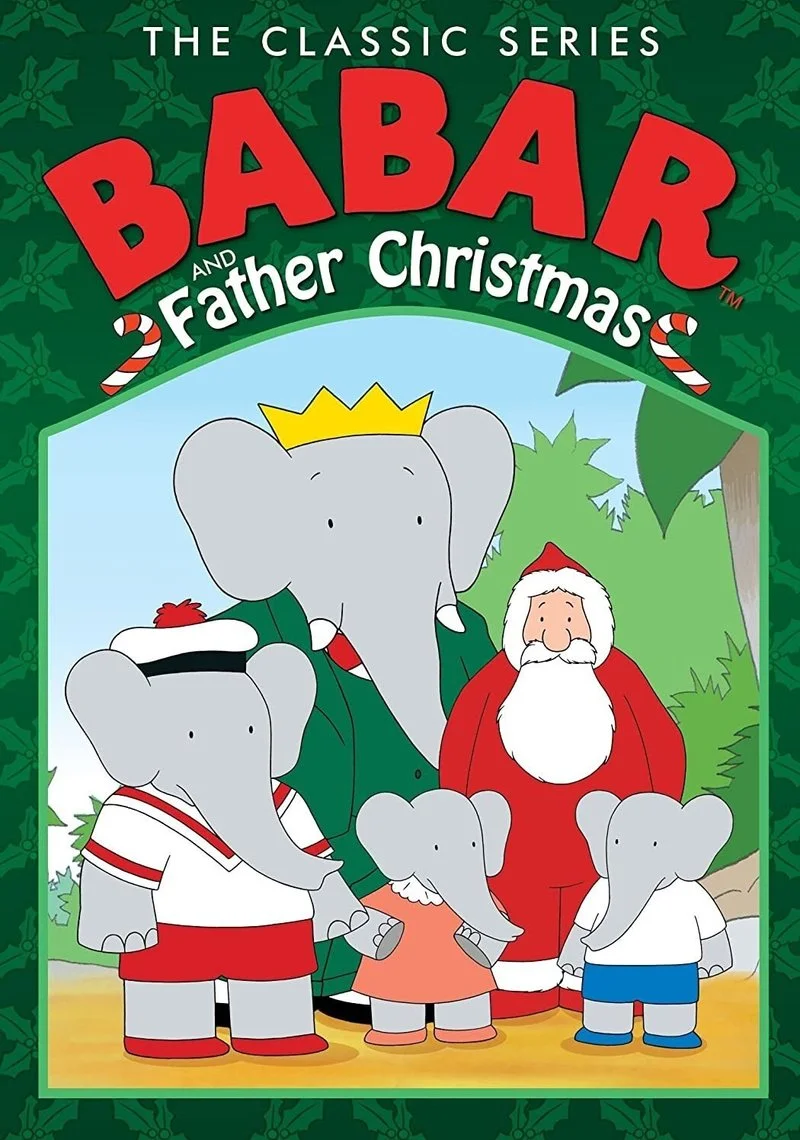 Poster van Babar and Father Christmas